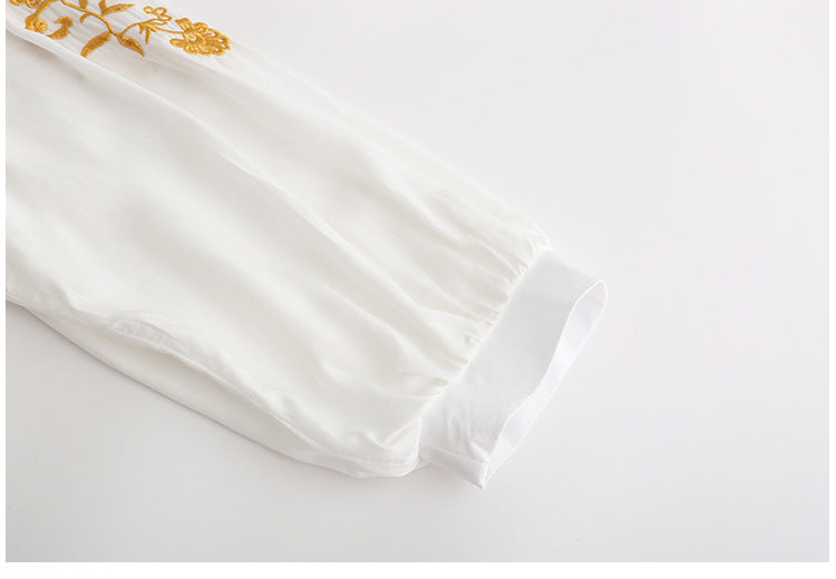 Elegant Embroidered Summer Dress – Feminine Style