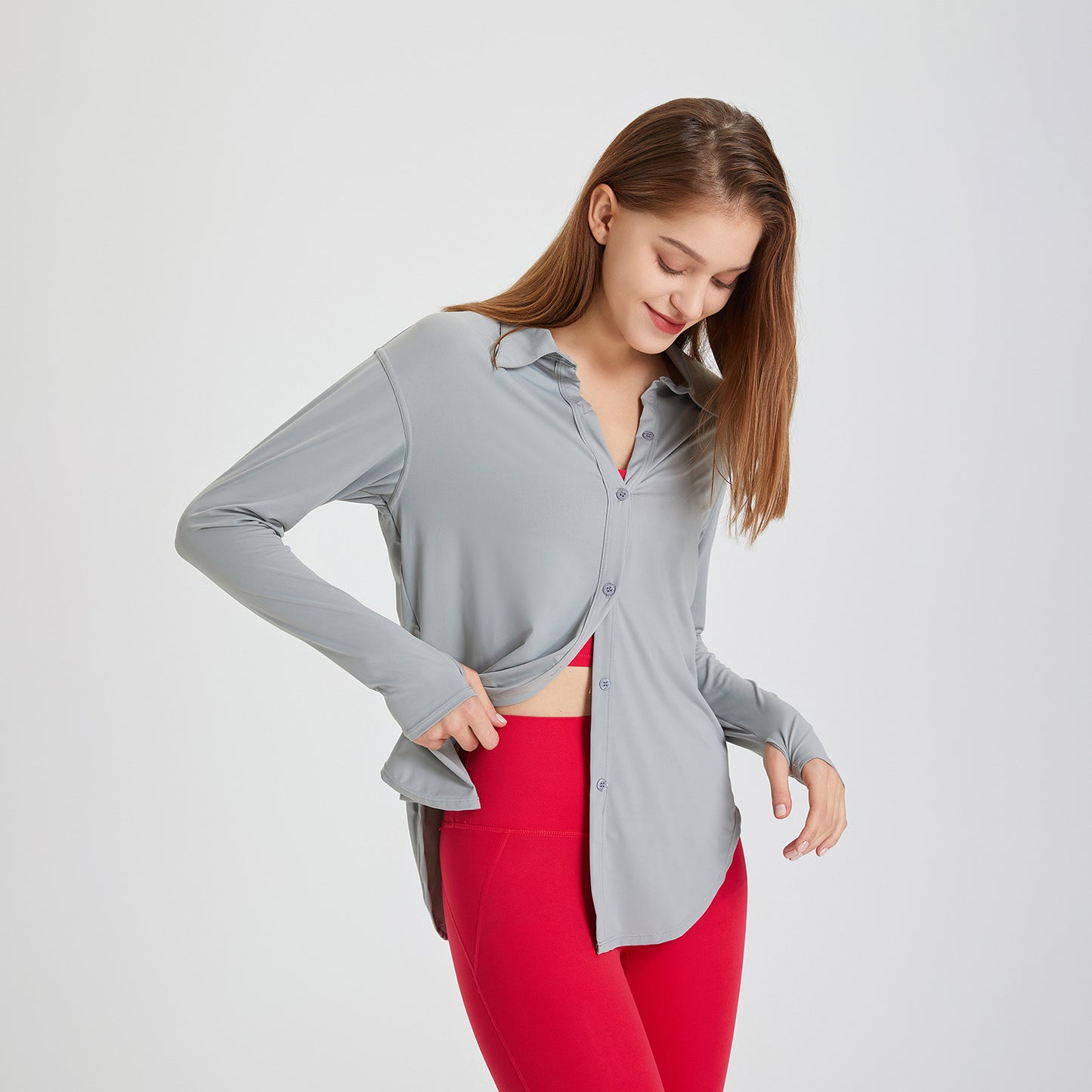 Lightweight Oversized Blouse for Women - Casual Style