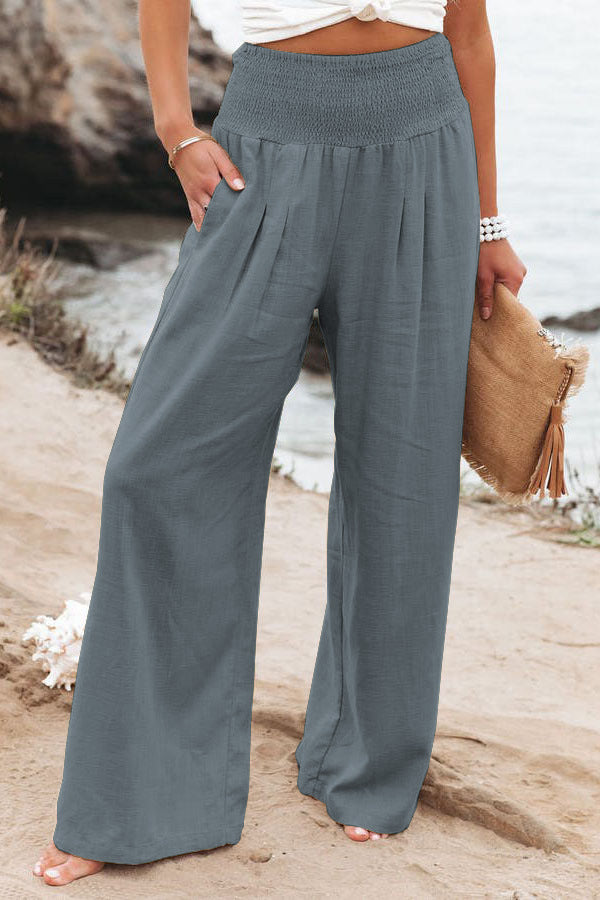 Minimal Wide-Leg Pants