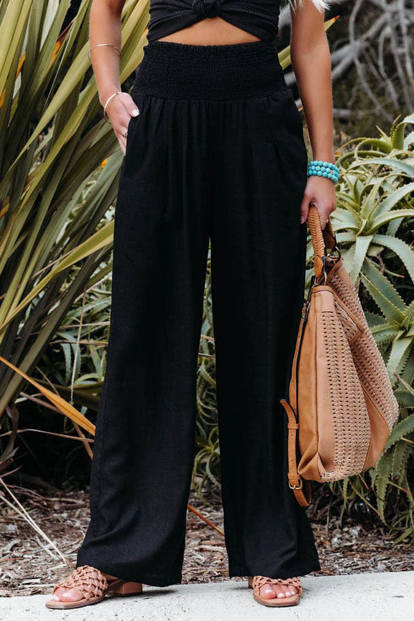 Minimal Wide-Leg Pants