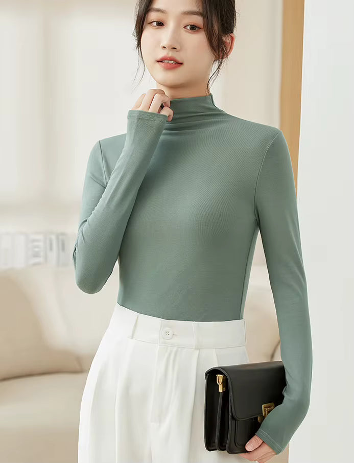 Minimal Turtleneck Top